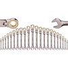 HORUSDY Flexible Head Ratchet Spanner, 10MM Metric Wrench Ratcheting Combination