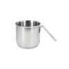Tognana Iconiqa, bollilatte 12 cm, acciaio, argento