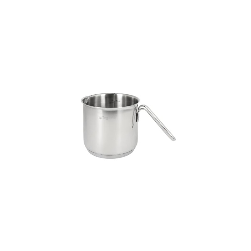 Tognana Iconiqa, bollilatte 12 cm, acciaio, argento