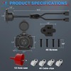MICTUNING AC Port Plug with Heavy Duty Integrated Dual 20"