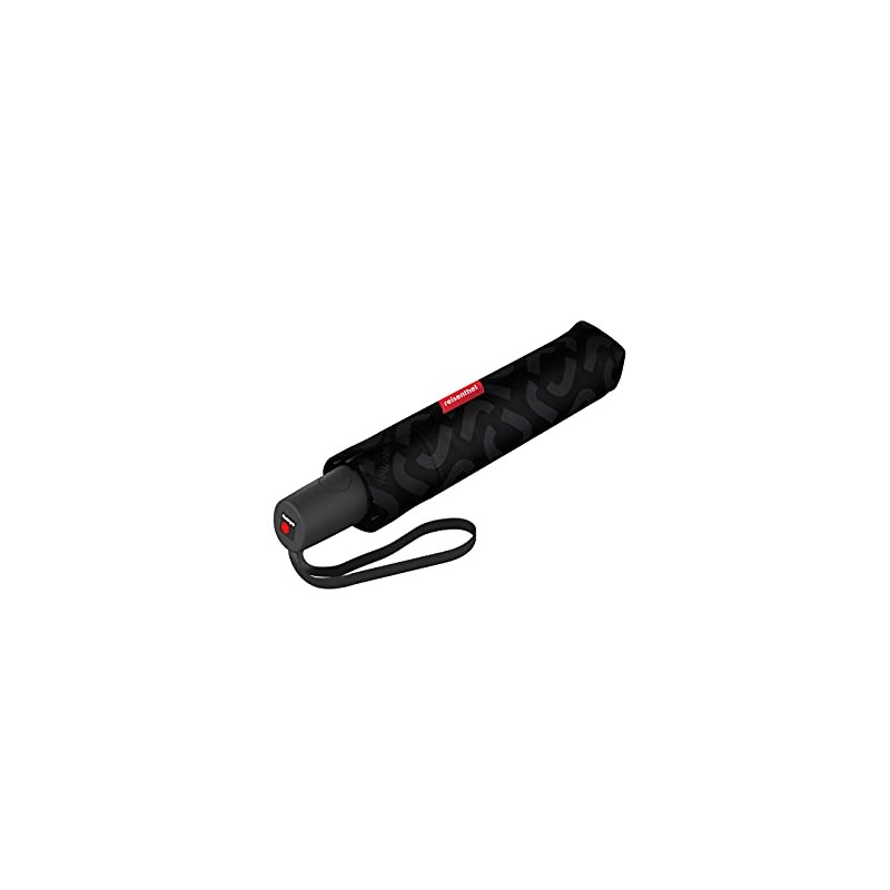 reisenthel Umbrella Pocket Duomatic in Signature Black Hot Print -