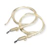 Twin pack fluorocarbon carp Leaders Carp safety lead Clips Quick