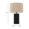 RUG BRANCH Aurora Table Lamp Beige & Black - Table