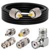YILIANDUO CB Wireless Cable UHF Plug PL-259 to UHF Plug