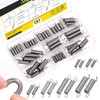 Mardatt 60Pcs 12 Sizes Stainless Steel Extension Springs Kit, Extension