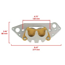 Caltric Front L & R Brake Caliper For Polaris RZR XP 900 EFI 2011-2013