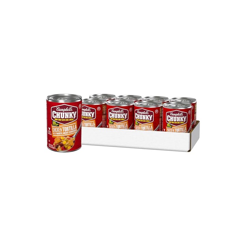 Campbell’s Chunky Soup, Chicken Tortilla With White Meat Chicken, 16.1
