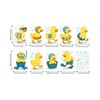 Cute Duck Wall Stickers for Bathroom – 9 Removable Waterproof