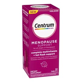 Centrum Apoyo A La Menopausia Y A Los Sofocos 30 Tabletas Sabor Sin Sabor