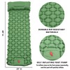M MCGUIRE GEAR Inflatable Sleeping Mat with Built-in Foot Pump,