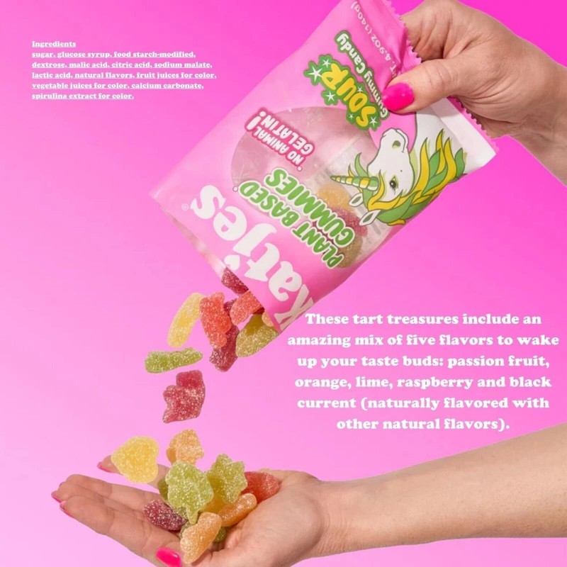 Katjes Plant Based Sheroes Gummy Candy - Peach, Lemon, Orange,
