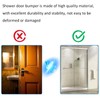 Shower Door Bumpers for Glass Doors,3-Pack