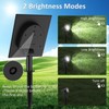T-SUNUS Solar Garden Spotlight White Outdoor, 4-in-1 Solar Spot Lights