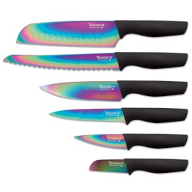 Hampton Forge HMC01A656D Rainbow Titanium – 12 Piece Cutlery Set – Multi