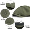 BOTVELA Men's Newsboy Gatsby Hat Cotton Vintage Flat Ivy Cabbie
