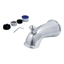 KINGSTON BRASS K1275A1 6-Inch Universal Diverter Tub Spout, Polished Chrome