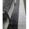 ORFA HOME Custom Length Hallway Runner Rug,Slip Resistant,Puzzle Anthracite, 26