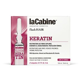 laCabine Caja de Ampolletas Capilares Flash Hair Keratin 7 x 5ml