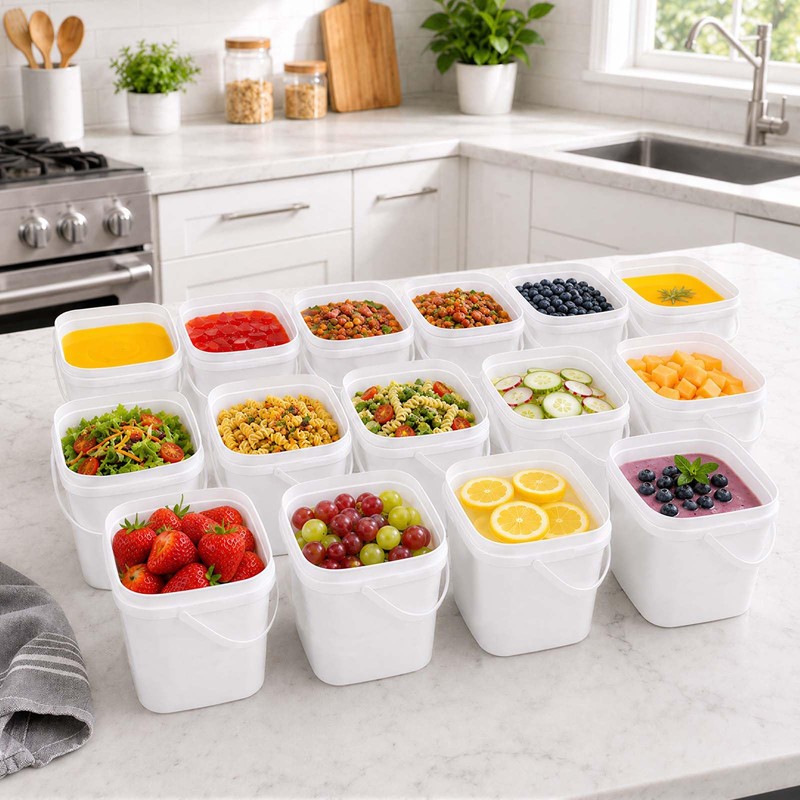 24 Pack Ice Cream Containers-Plastic Food Containers with Lids 68