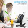 BESKAR USB Clip on Fan, Portable Small Fan with Cord