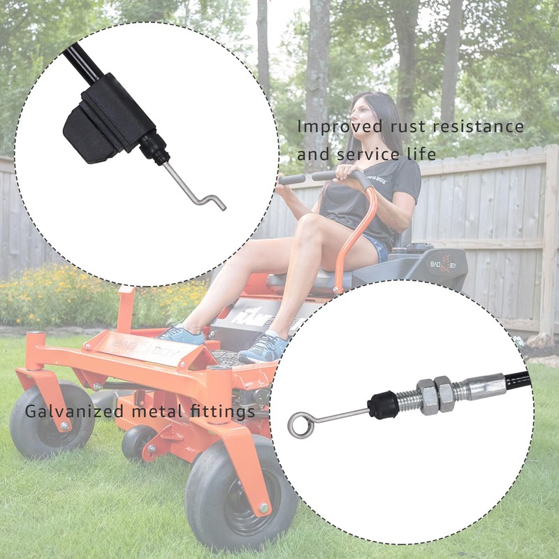 LCMLA 064‑8057‑17 Brake Cable Compatible with Bad Boy MZ/MZ Magnum