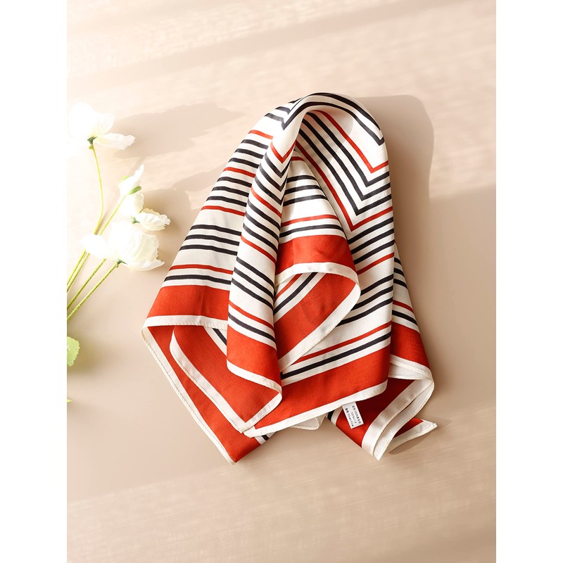 BRMM MIA Women’s Scarf, 100% Silk, 20.9 inches (53 cm),