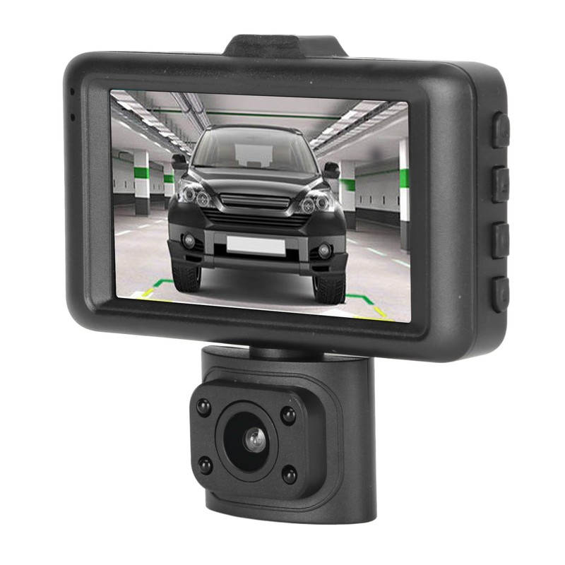 3 Channel Dash Cam 3 Lens Front Inside Rear 1080P