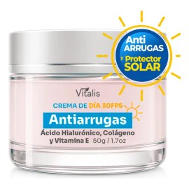 Crema Antiarrugas Fps30 Reafirma Hidrata Protege Vitalis
