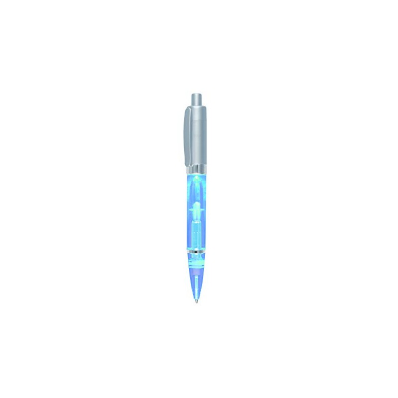 noTrash2003® LED Light Ballpoint Pen Retractable Ballpoint Pen with Blue