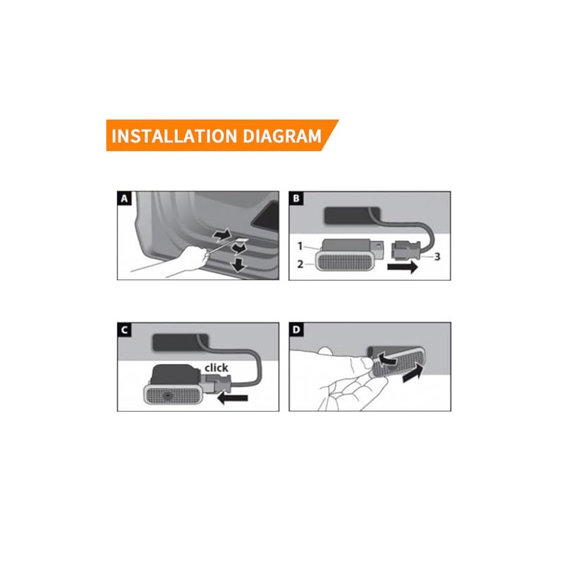 widdif 2 Pcs Never Fade Door Lights Logo, Ghost Shadow