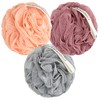 MainBasics Bath Shower Loofah Sponge Pouf Body Scrubber Exfoliator Body