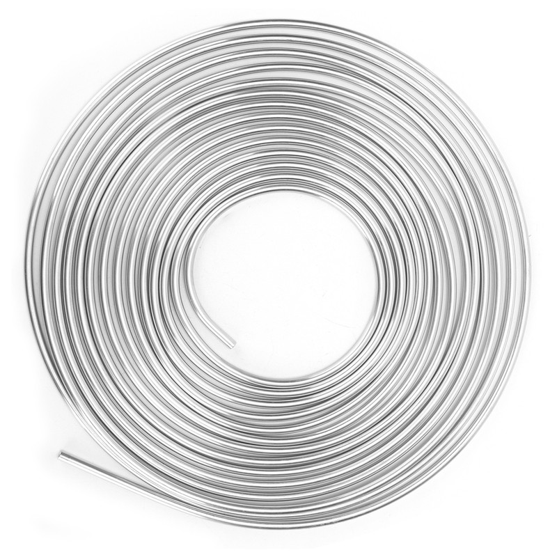 25ft Brake Line Tubing Copper Nickel Plated 3/16in OD Coil