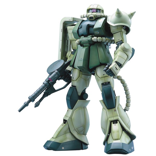 Bandai Hobby MS-06F Zaku II Mobile Suit Gundam Perfect Grade Action Figure, Scale 1:60