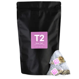T2 Tea Sleep Tight Herbal Tea Bags in Resealable Foil Refill Bag, 60-count