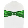LIZIMI Sequin Chair Sashes Stretch Chair Bands Spandex Polyester Bows