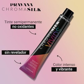 PRAVANA ChromaSilk Tono New Flame Tinte Semipermanente, Brillo Cabello 90ml | Tinte semipermanente de alta intensidad sin amoníaco. Aplicación sin rev