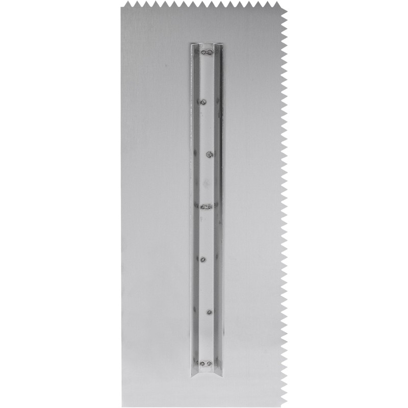 BARWALT Ultralife Trowel Blades, Right-Handed, V-Shaped, 0mm Z-Notch, 6.35mm X-Notch,