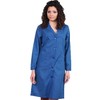 Women Cotton Workwear Beautician Food Cleaning School Colonial, azure blue