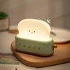 LED Bread Emotion Machine Night Light Eye Protection Portable Imitation