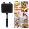 Sandwich Maker, Grilled Sandwich Press with Handle, Double-Coated Non-Stick Stovetop