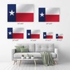 Smile Art Design Texas State Flag Glossy Metal Wall Art