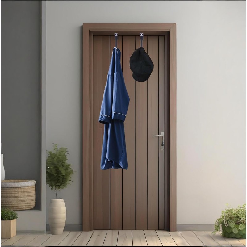 DBCOAST Over The Door Hooks Door Hanger Adjustable Width and
