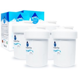 4-Pack Replacement for General Electric GSHF3KGZBCBB Refrigerator Water Filter - Compatible with General Electric MWF, MWFP Fridge Water Filter Cartridge