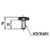 SANEI PR41A-R Faucet Repair Parts, Color Screws, W3/16 Mount, 24