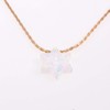 White Opal Star Necklace 14k Gold Filled Necklace Opal Star