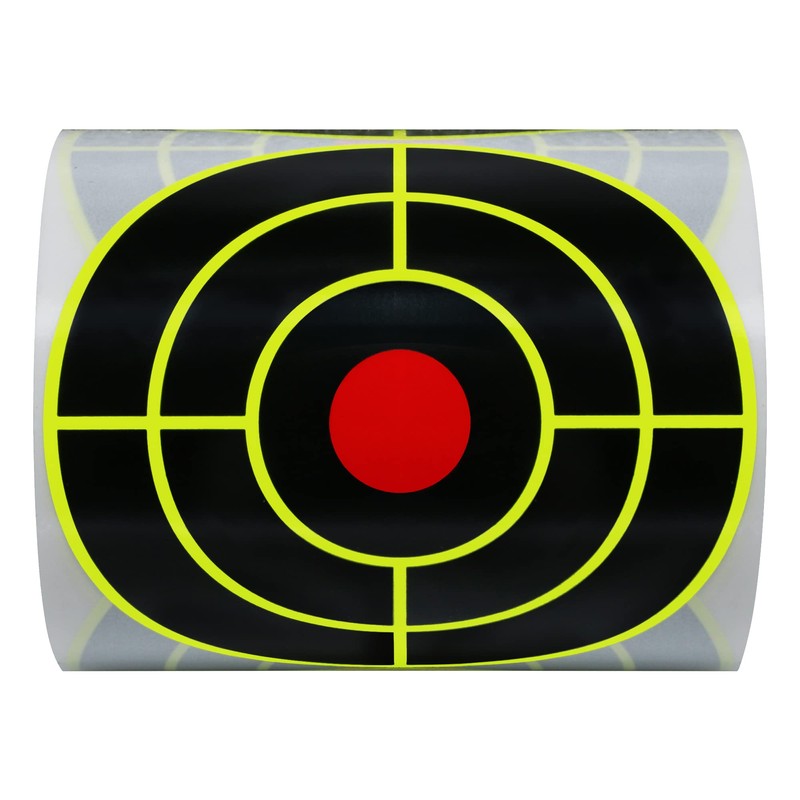 Aleplay 4" Splatter Shooting Targets Stickers Bullseye, Reactive Targets for