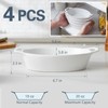 ONEMORE Oval Au Gratin Baking Dish, 20 oz Small Casserole