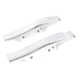 Americruise Metal Harley Fender Saddlebag Gap Filler Panels for Harley Touring 1993-2008, Electra Glide Road Glide FLTR EFI FLTRI (Chrom)