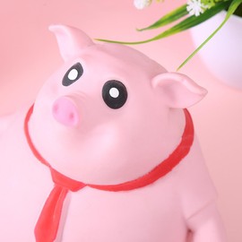Pink Porky Splash Toy - Cute Pig Squeeze Toy for Stress Relief (7.8x7.8IN) - Novelty Animal Stress Toy for Kids and Adults - Splat Pig Sensory Fidget, Ideal for Autism