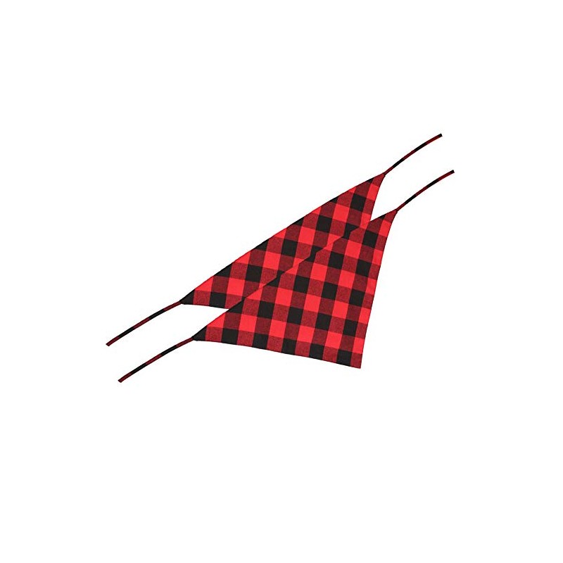 2 Pcs Dog Bandana Christmas Pet Triangle Scarf Accessories Bibs